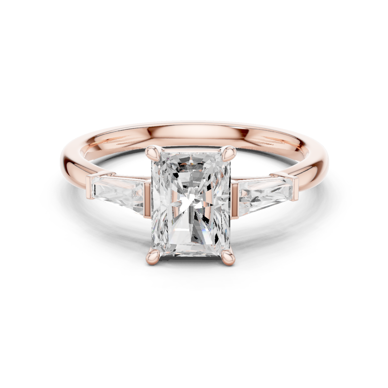 Gold Ring DDLR-923, Rose Gold