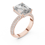 Gold Pendant 9-10022L_30, Rose Gold, view 2
