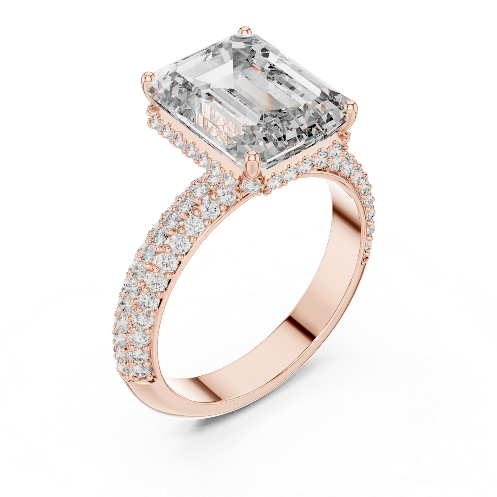 Gold Pendant 9-10022L_30, Rose Gold, view 2