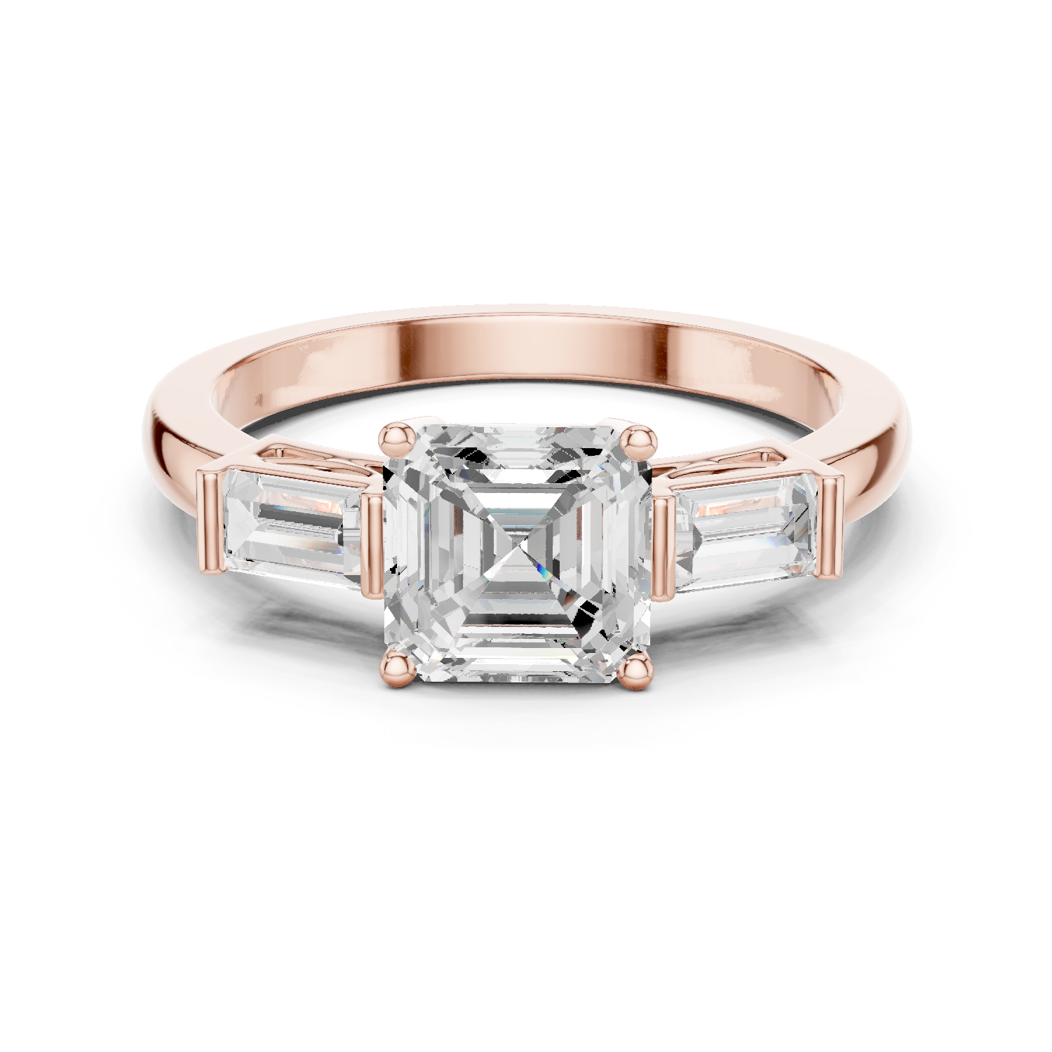 Gold Ring DDLR-1109, Rose Gold