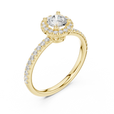 Gold Ring LR-0220, Yellow Gold, view 2