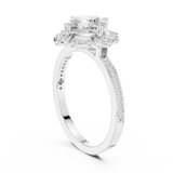 Gold Ring DDLR-363, White Gold, view 1