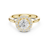 Gold Ring DDLR-652, Yellow Gold, view 4