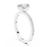 Gold Ring DDLR-1061, White Gold, view 1