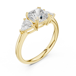 Gold Ring DDLR-853, Yellow Gold, view 2