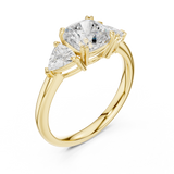 Gold Ring DDLR-853, Yellow Gold, view 2
