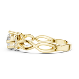 Gold Ring DDLR-510, Yellow Gold, view 3