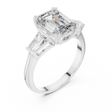 Gold Ring LR-0047, White Gold, view 2