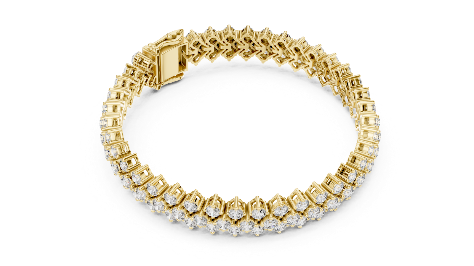 Gold Bracelet FBR0138, Yellow Gold, view 2