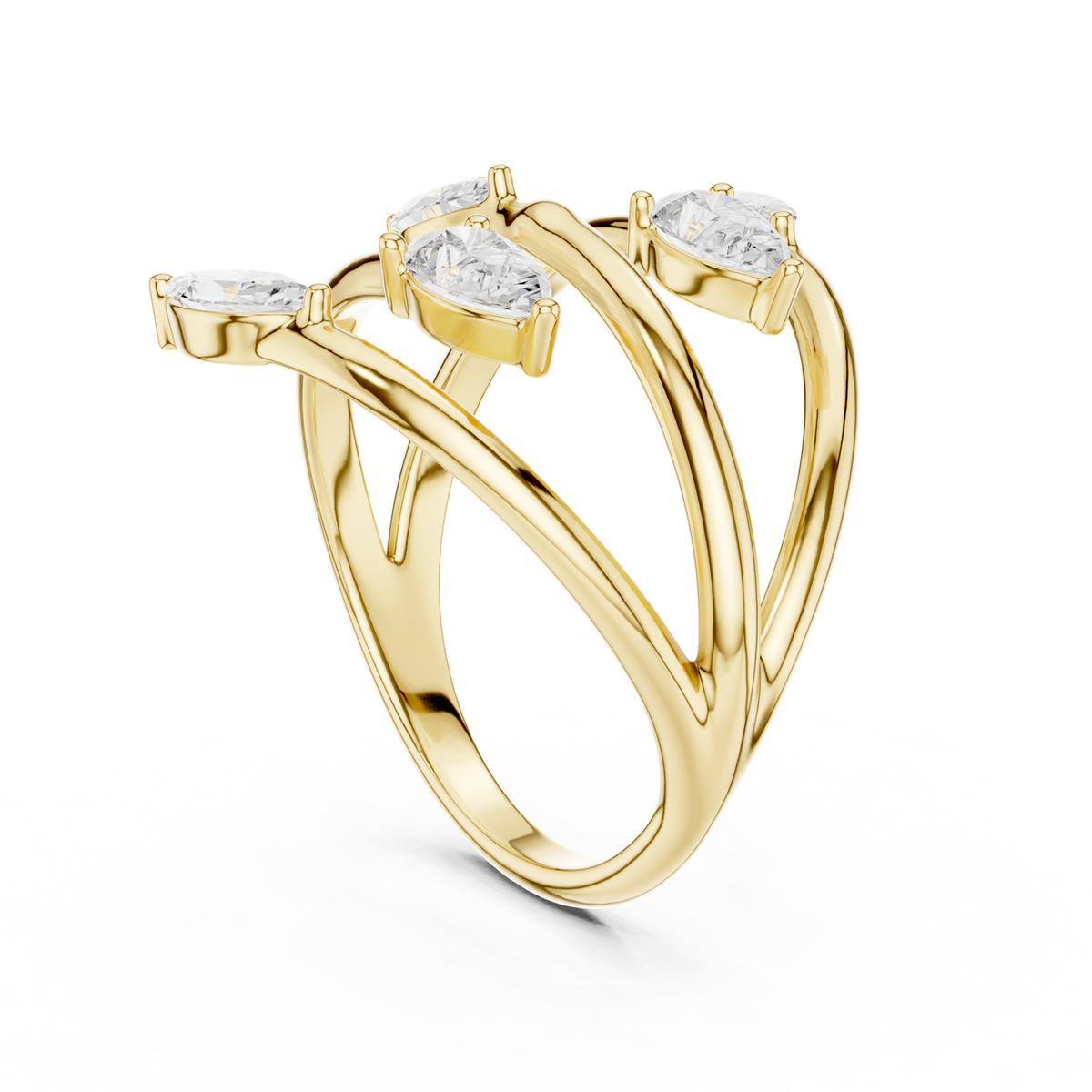 Gold Ring SBWR(28), Yellow Gold, view 1