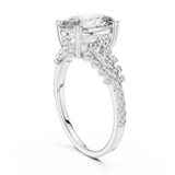 Gold Ring DDLR-060, White Gold, view 1