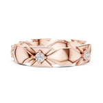 Gold Ring L22-R4, Rose Gold, view 3
