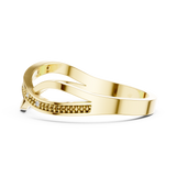 Gold Ring DDLR-738, Yellow Gold, view 3
