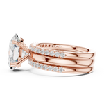 Gold Ring DDLR-948, Rose Gold, view 3