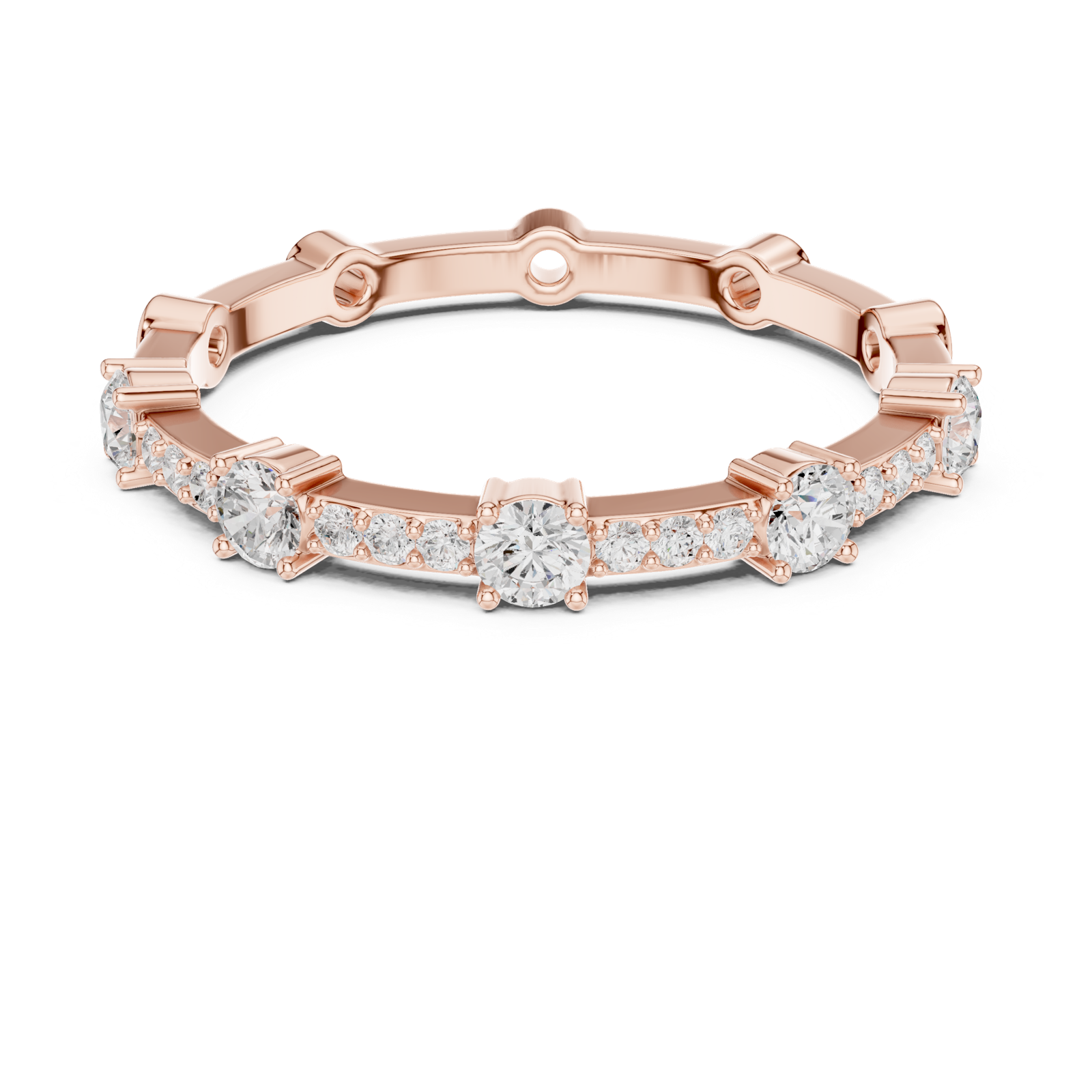Gold Ring SBWR(69), Rose Gold, view 4