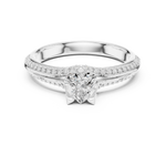 Gold Ring LR-0278, White Gold