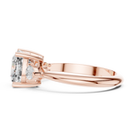 Gold Ring DDLR-196, Rose Gold, view 3