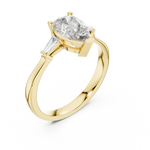 Gold Ring 00001L (33), Yellow Gold, view 2