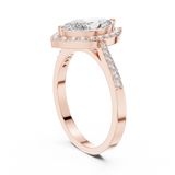 Gold Ring ALR-100, Rose Gold