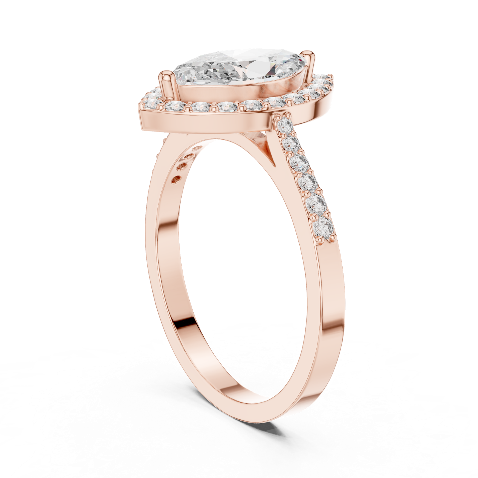 Gold Ring ALR-100, Rose Gold