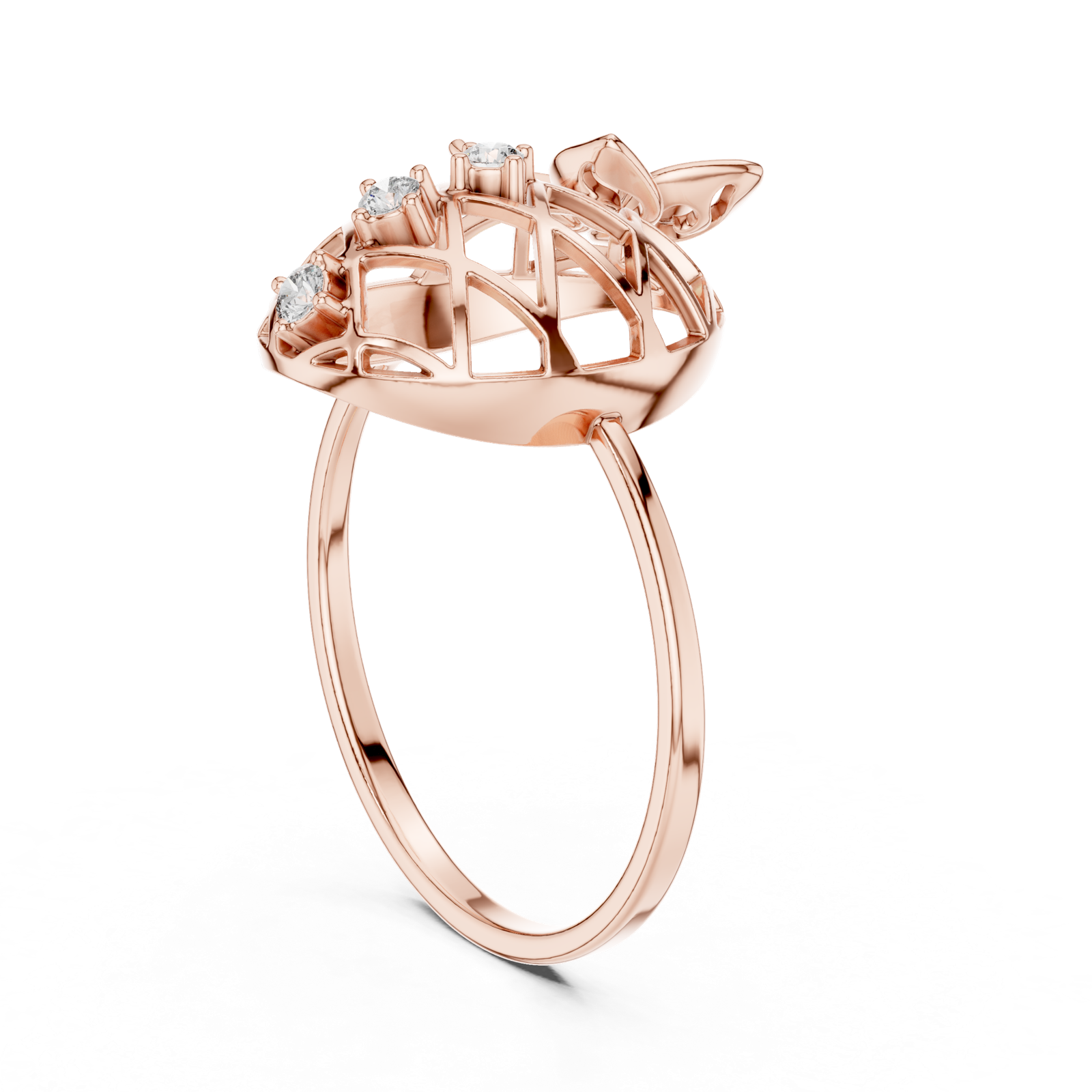Gold Ring 1 (222), Rose Gold