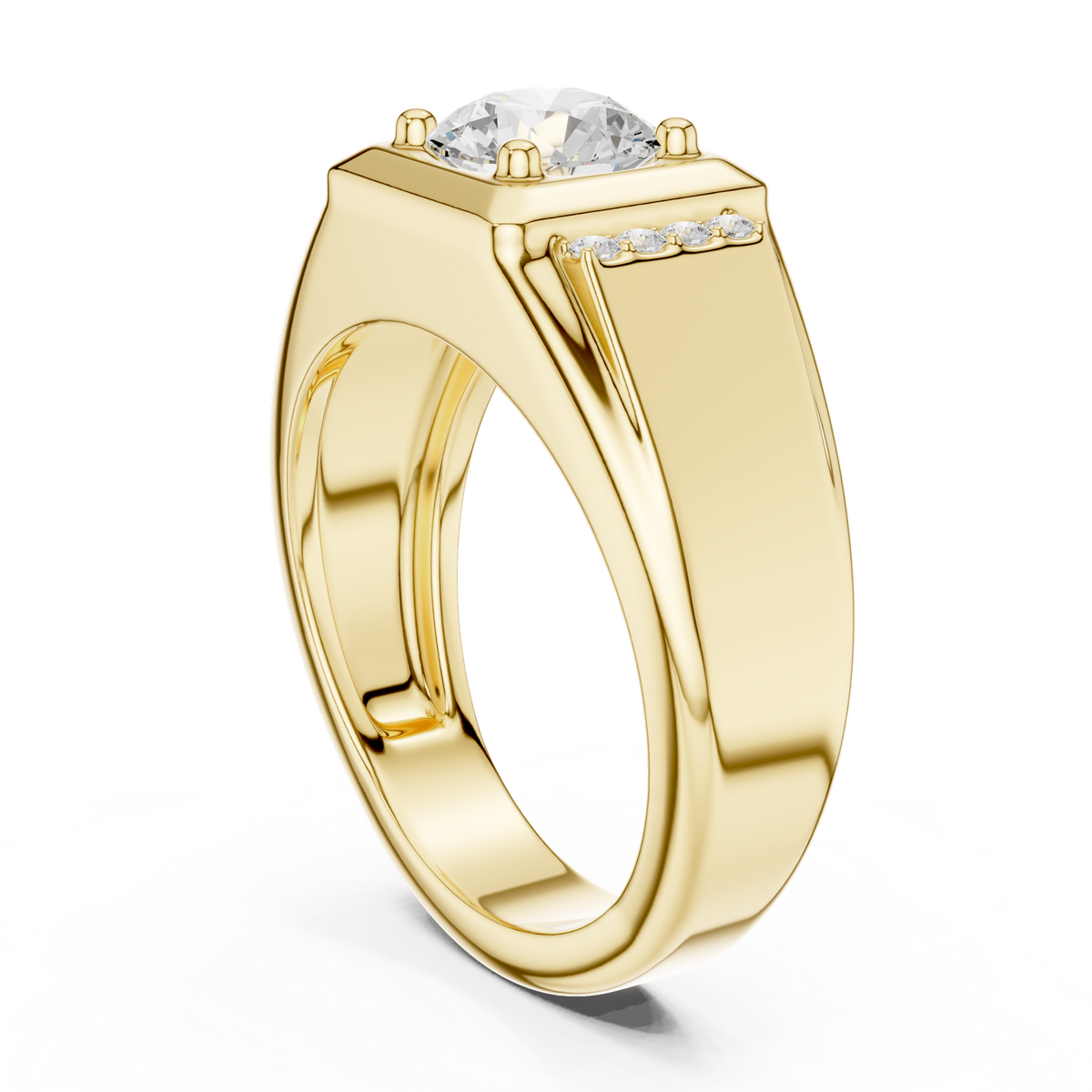 Gold Ring SBMR(47), Yellow Gold, view 1