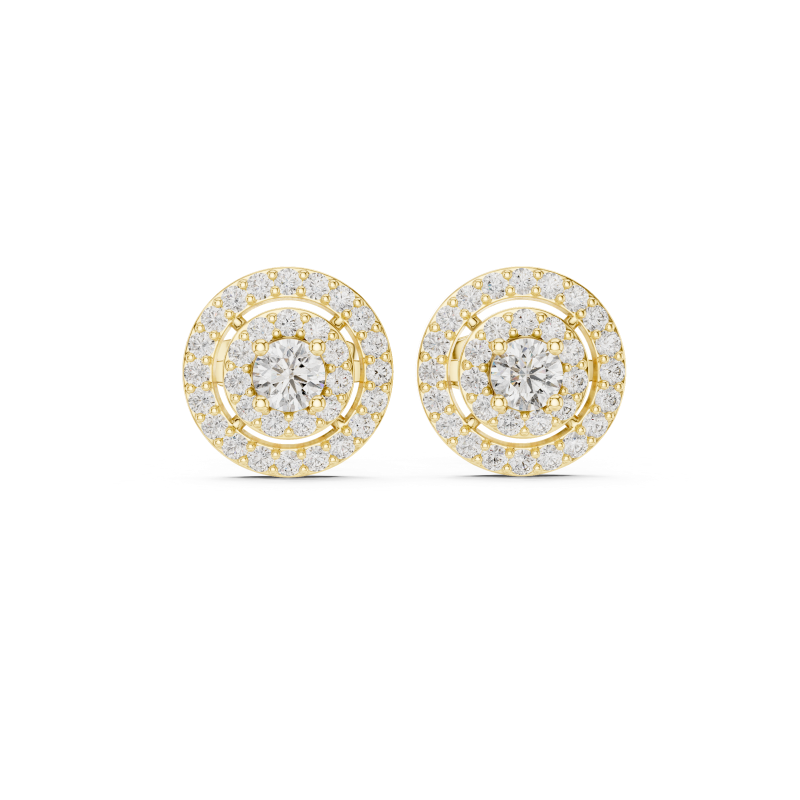 Gold Earrings 3-10008E_120_A_S, Yellow Gold