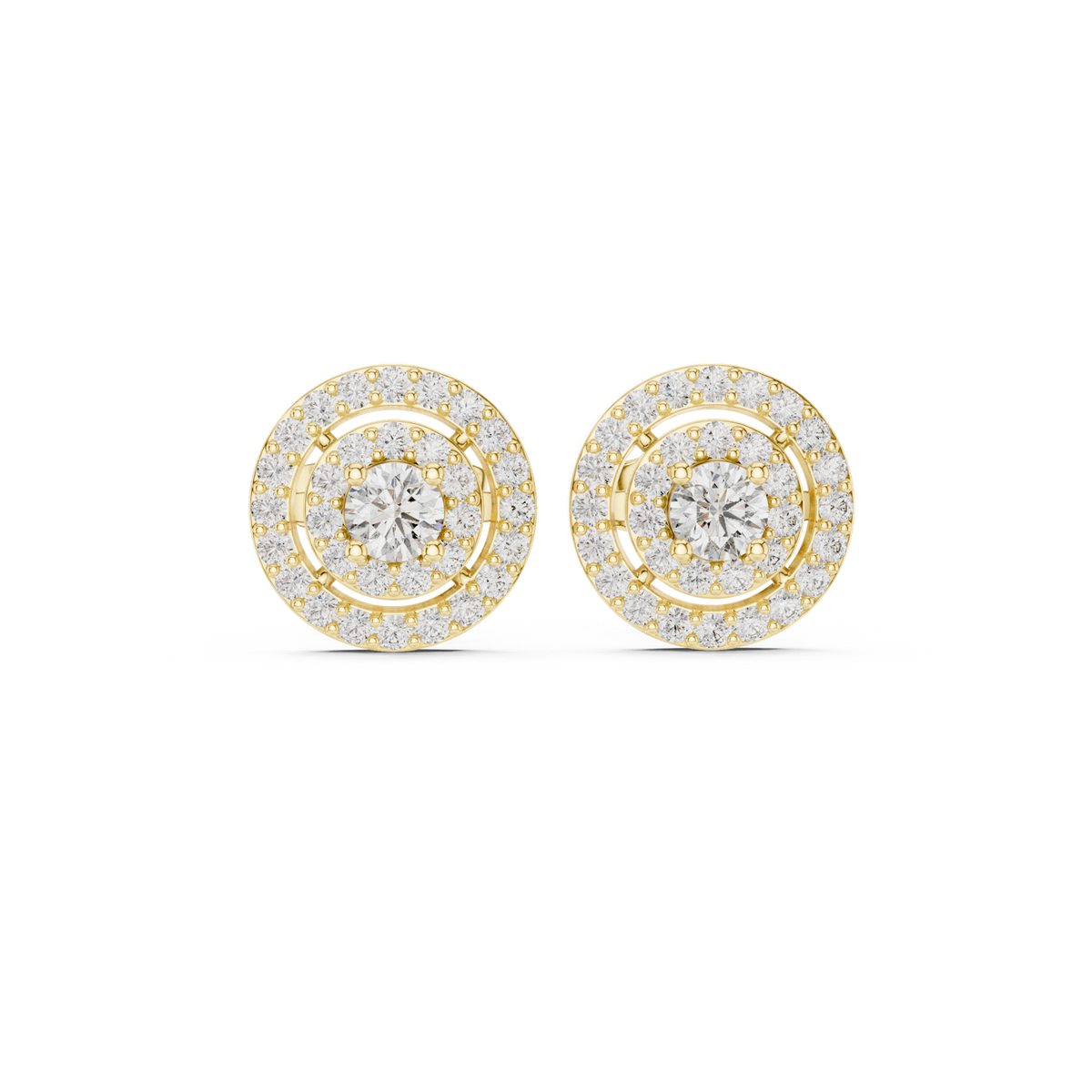 Gold Earrings 3-10008E_120_A_S, Yellow Gold