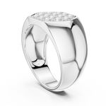 Gold Ring SBMR(40), White Gold, view 1