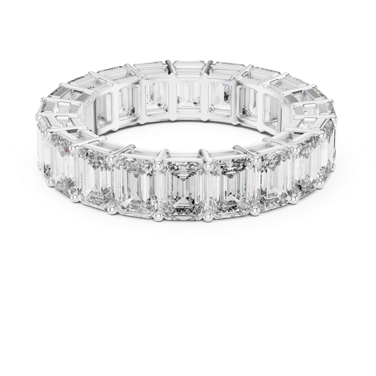 Gold Ring L03-966, White Gold, view 4