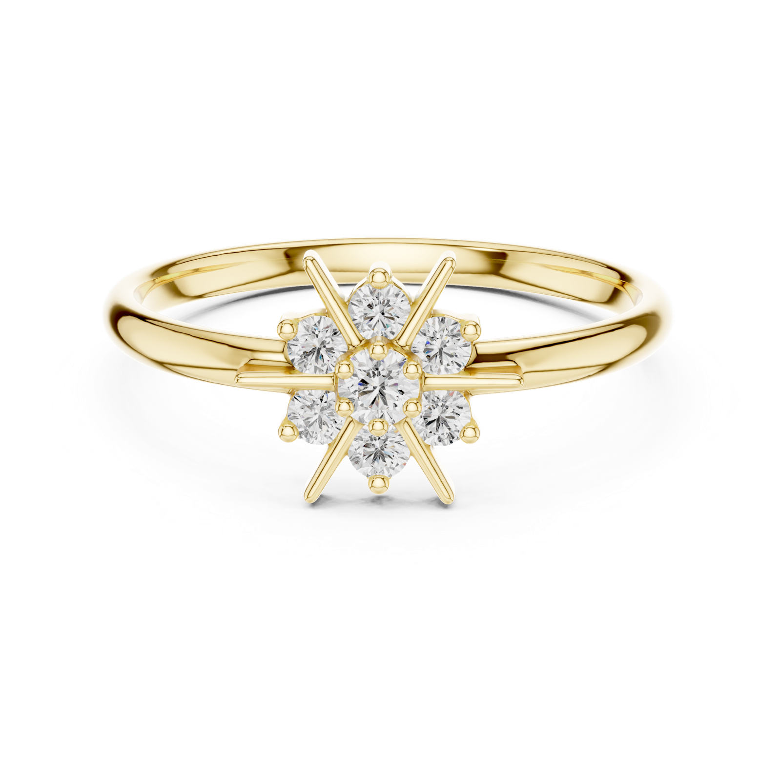Gold Ring 1 (357), Yellow Gold, view 4
