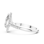 Gold Pendant 9-10028L_29, White Gold, view 3