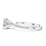 Gold Ring DDLR-885, White Gold, view 3