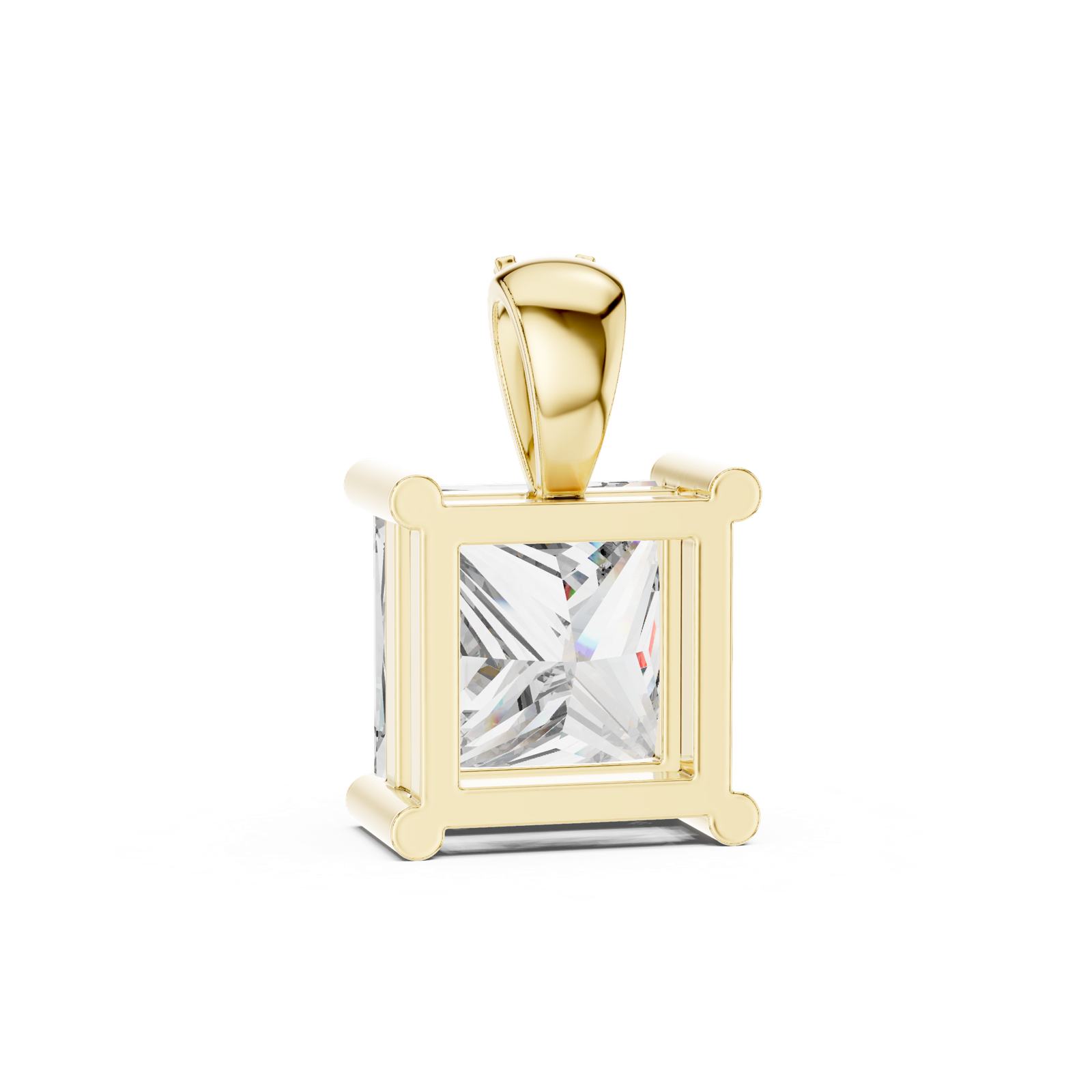 Gold Pendant PND-0004, Yellow Gold, view 4