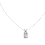 Gold Pendant GPD-0026, White Gold, view 1