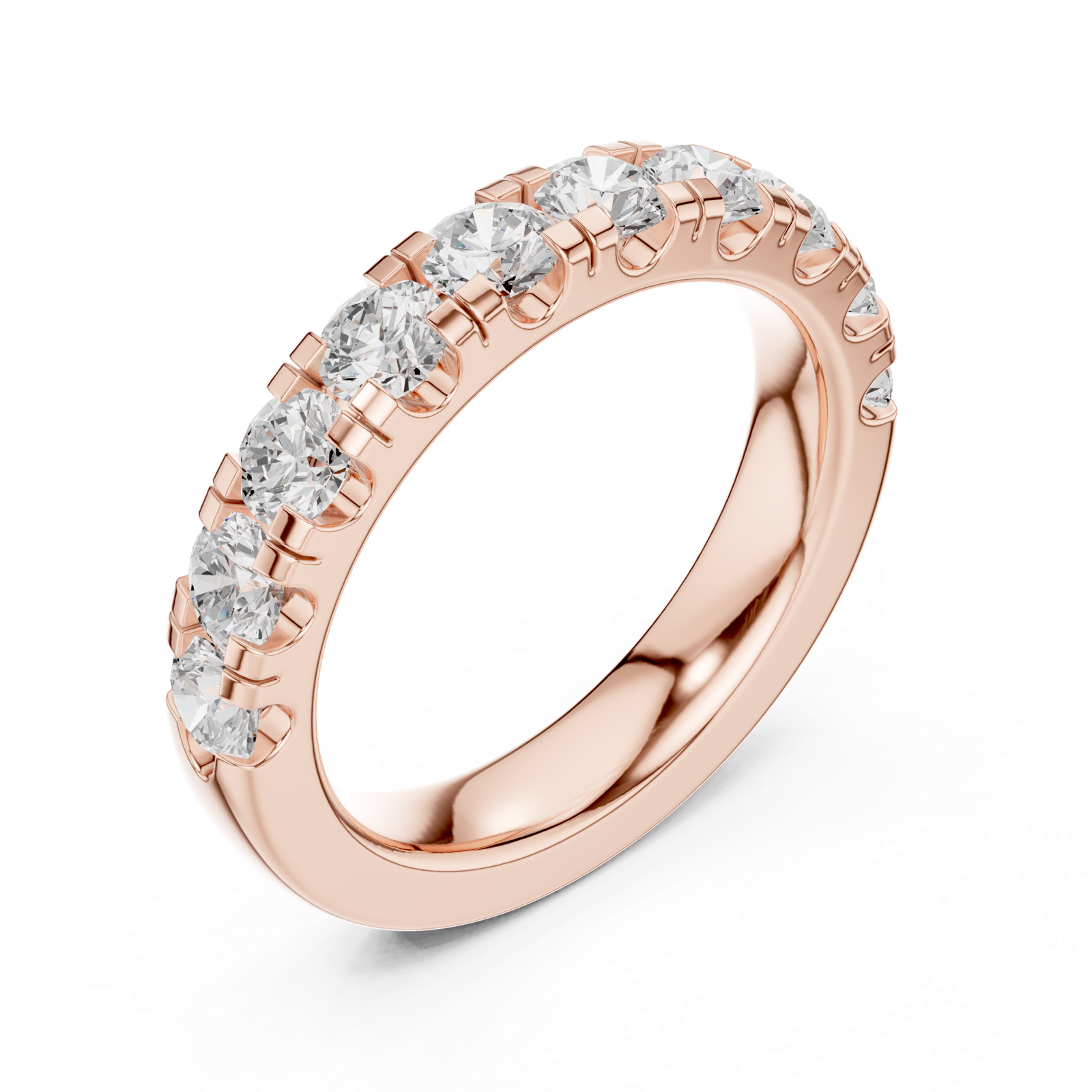 Gold Ring DDLR-600, Rose Gold, view 2
