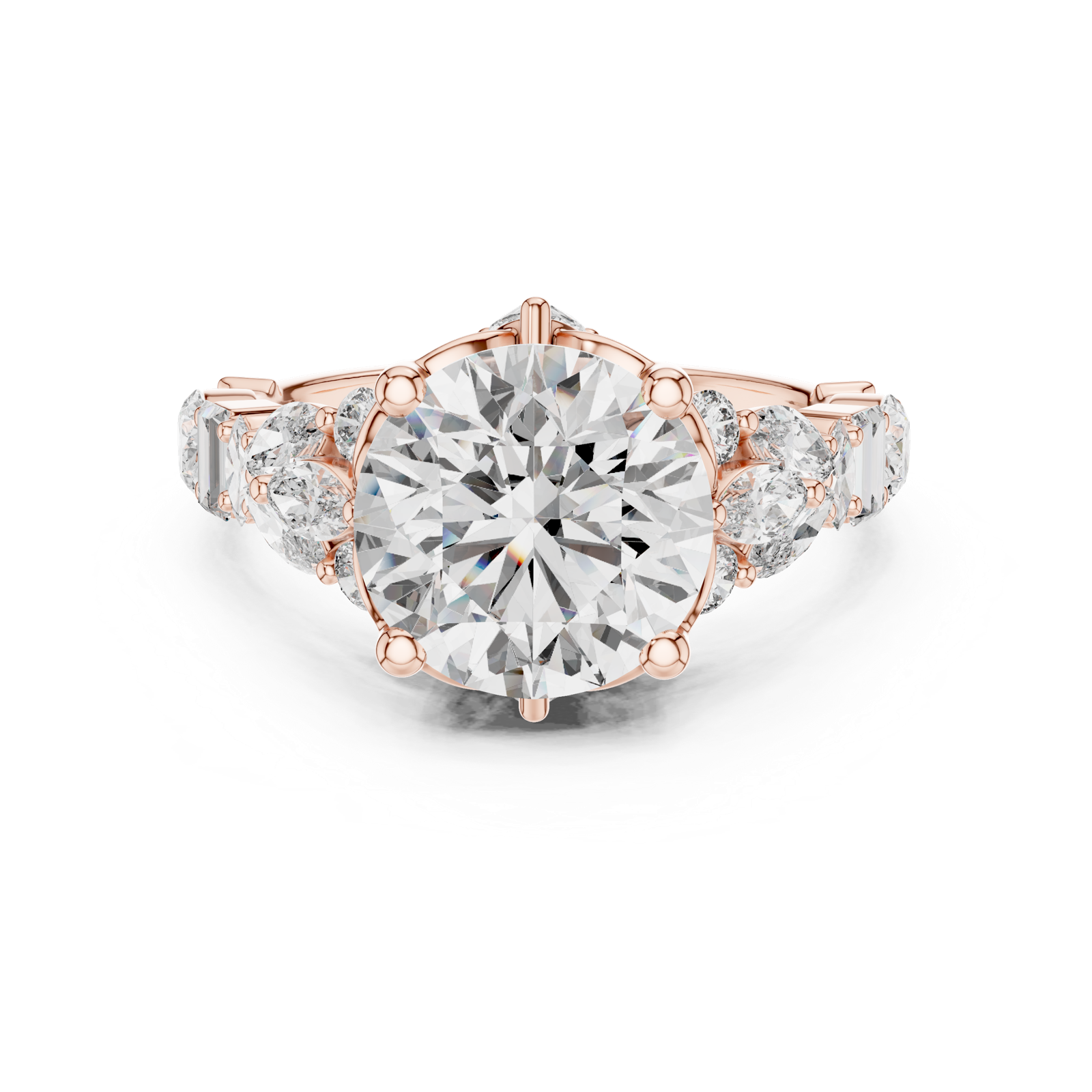 Gold Ring DDLR-058, Rose Gold