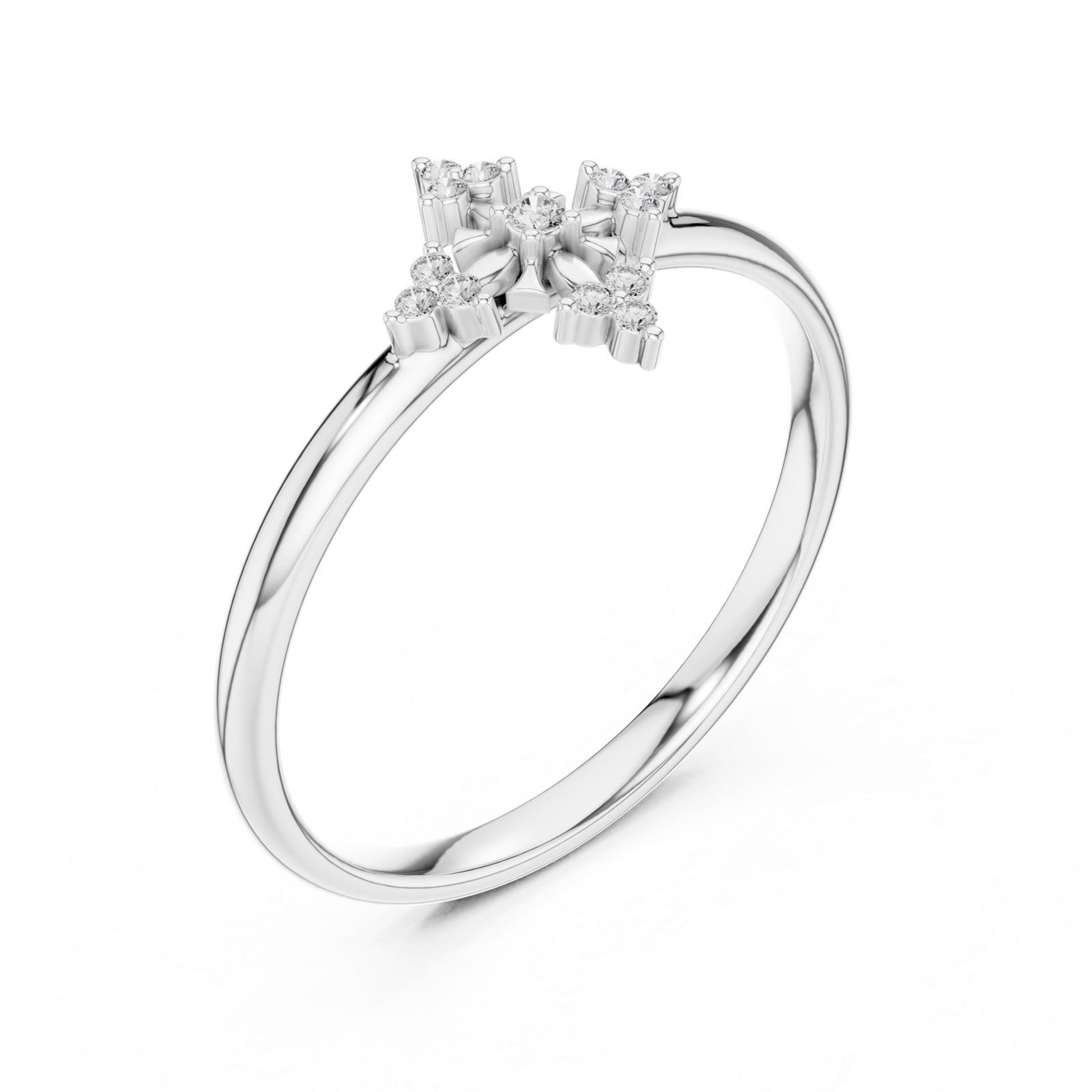 Gold Ring 1 (271), White Gold, view 2