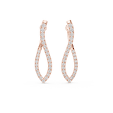 Gold Earrings GER-0376, Rose Gold