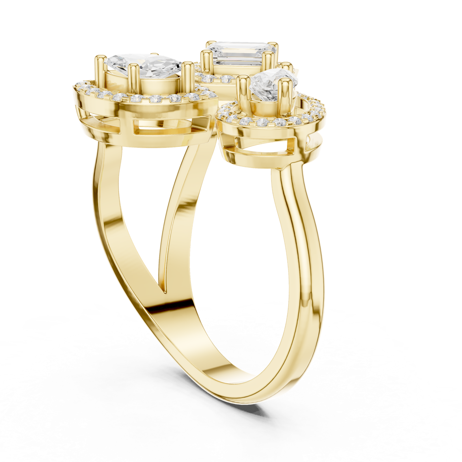 Gold Ring DDLR-530, Yellow Gold