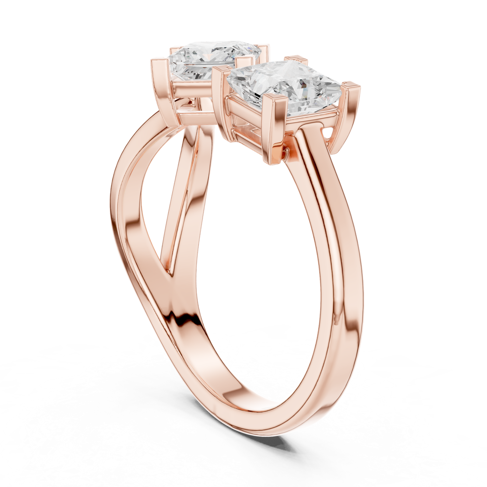 Gold Ring DDLR-485, Rose Gold
