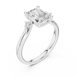Gold Ring DDLR-974, White Gold, view 2