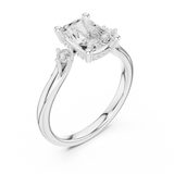 Gold Ring DDLR-974, White Gold, view 2