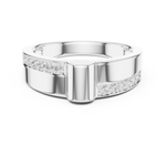 Gold Ring SBMR(12), White Gold, view 4