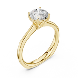 Gold Ring DDLR-650, Yellow Gold, view 2