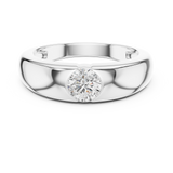 Gold Ring SBMR(15), White Gold, view 4