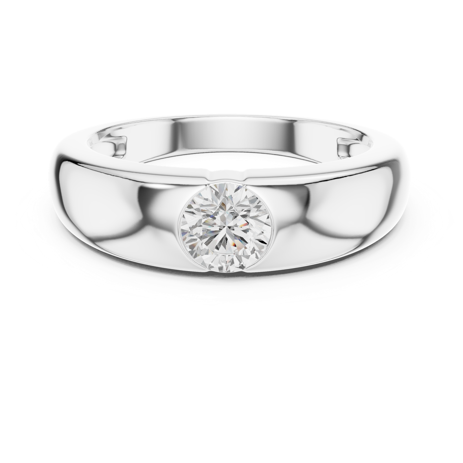 Gold Ring SBMR(15), White Gold, view 4