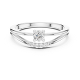 Gold Ring DDLR-830, White Gold, view 4