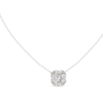 Gold Pendant GPD-0009, White Gold, view 1