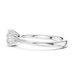 Gold Ring DDLR-554, White Gold, view 3